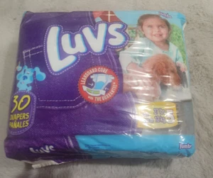 2007 VINTAGE LUVS DIAPERS BLUES CLUES SIZE 5 - Picture 1 of 3