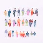 100X Multicolor Mix Painted Figures 1:75 Scale People Model Railway Sitting