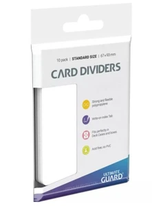 Ultimate Guard Card Dividers Standard Size Blanco (10) 67 x 93 mm - Imagen 1 de 3