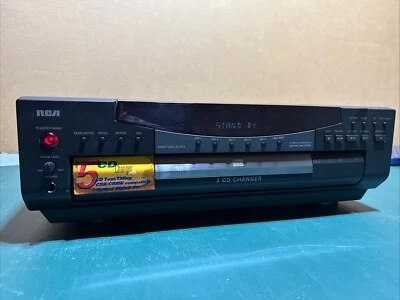 RCA RP-8085 Compact Disc Player 5 CD Disc Changer HiFi Stereo Black - Image 1 of 4