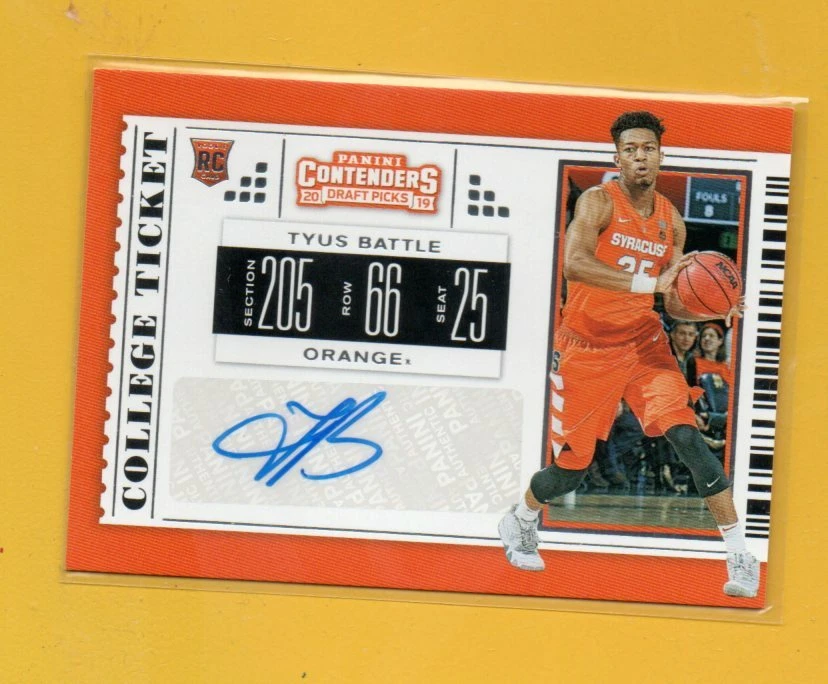 D28487 2019-20 Contenders Draft Picks ROOKIE AUTOGRAPH #115 Tyus Battle - Image 1 of 1