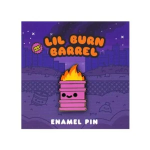 PIN SOLAPA ESMALTE BARRIL LIL BURN 100% SUAVE - Imagen 1 de 1
