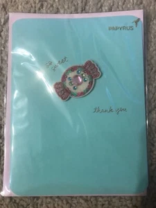 NIP PAPYRUS THANK YOU CARD “So Sweet” $7.95 New 3D Candy - Picture 1 of 2