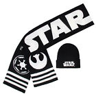 Ensemble écharpe et beanie en tricot chaud hiver Star Wars Galactic Empire Rebel Alliance