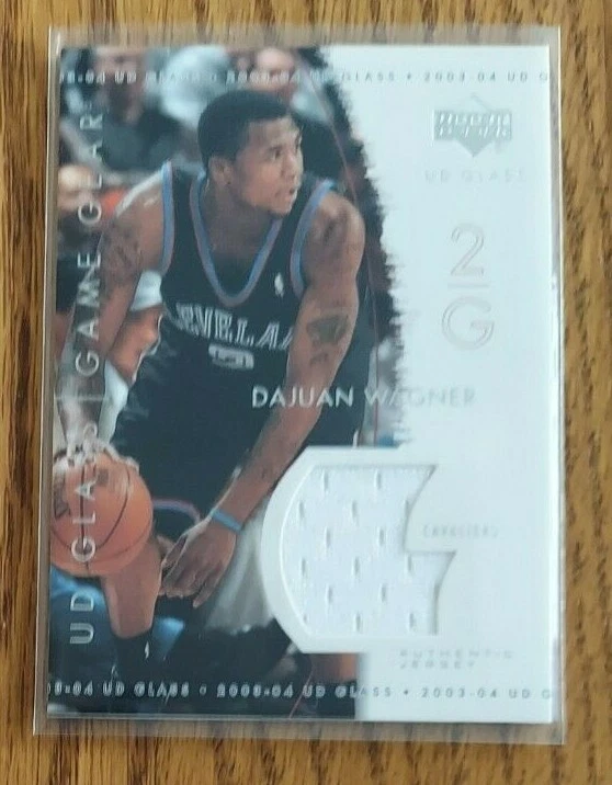 Dajuan Wagner (Cavaliers) 2003-04 UD Glass basketball Game Gear JERSEY - Image 1 of 1