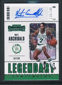 2020-21 NATE ARCHIBALD 110/149 AUTO PANINI CONTENDERS LEGENDARY AUTOGRAPHS