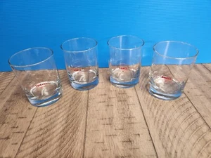 4 "RARE" Aeroshell *SHELL* Aviation Oil, Gas OLD FASHION Glasses, Tumblers - Picture 1 of 8