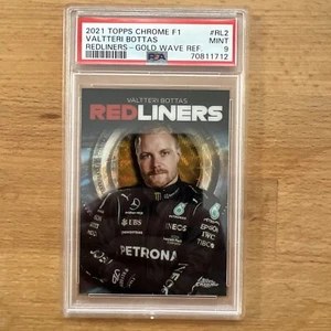 2021 Topps Chrome RedLiners Gold Refractors #2 Valteri Bottas /50 PSA 9 - Picture 1 of 3