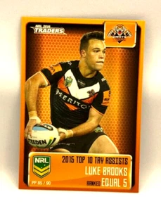 2016 ESP NRL Traders Pieces Of The Puzzle #PP85 Luke Brooks Wests Tigers - Picture 1 of 2