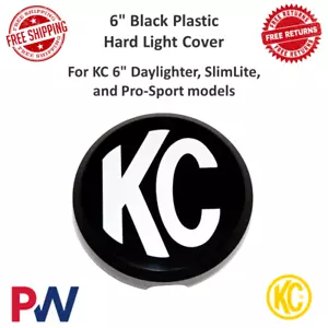 KC Hilites Black Plastic Light Cover fits KC 6" Daylighter SlimLite Pro-Sport - Bild 1 von 8