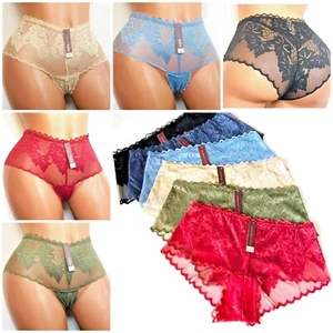 Women's Hipster Panties Stretch Floral Lace 3/6 PACK Underwear Briefs KNICKER 65 - Picture 1 of 18