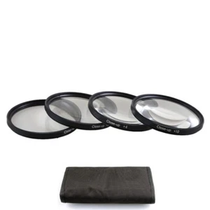 49/52/55/58/62/67/72/77mm +1+2+4+10 Close Up Macro Lens Aluminum Filter Kit - Picture 1 of 18