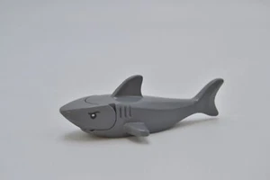 LEGO Hai neues dunkelgrau Dark Bluish Gray Shark with Gills 14518c01pb01 - Bild 1 von 2