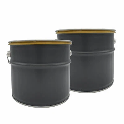 Eimer Blecheimer mit Deckel Leereimer Metalleimer Farbeimer Innen-Rostschutz - Bild 1 von 4