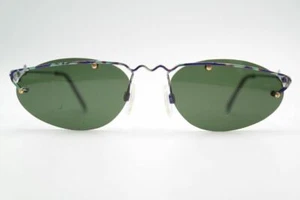Vintage Neostyle Holiday 907 58[]20 Lila Grün oval Sonnenbrille sunglasses NOS - Picture 1 of 6
