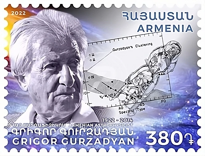 Armenia - Prominent Armenians - 100th Anniversary of Grigor Gurzadyan - Image 1 of 1