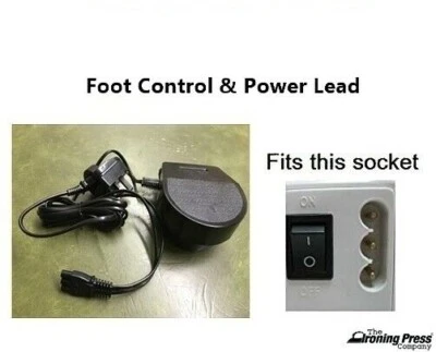 Foot Control & Power Lead TO FIT Janome 3-Pin (Fits Most Janome Sewing Machines) - Image 1 of 4
