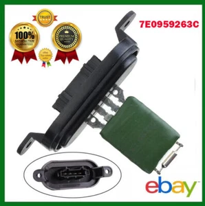 FOR VW AMAROK CARAVELLE T5 T6 TOUAREG HEATER BLOWER FAN RESISTOR 7E0959263C NEW - Picture 1 of 24