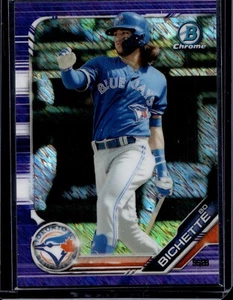 2019 Bowman Chrome Bo Bichette Purple Shimmer BCP-234 - Picture 1 of 2