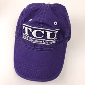 TCU Texas Christian University Purple Cotton Hat The Game Puff Embroidery - Picture 1 of 3