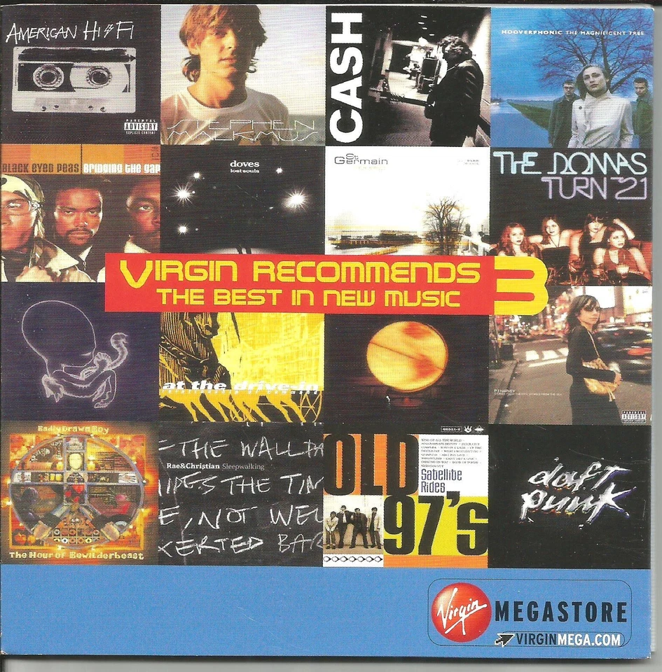 PROMO CD w/ DAFT PUNK Video & JOHNNY CASH Coldplay SIGUR ROS At the Drive In Foto 1 de 1