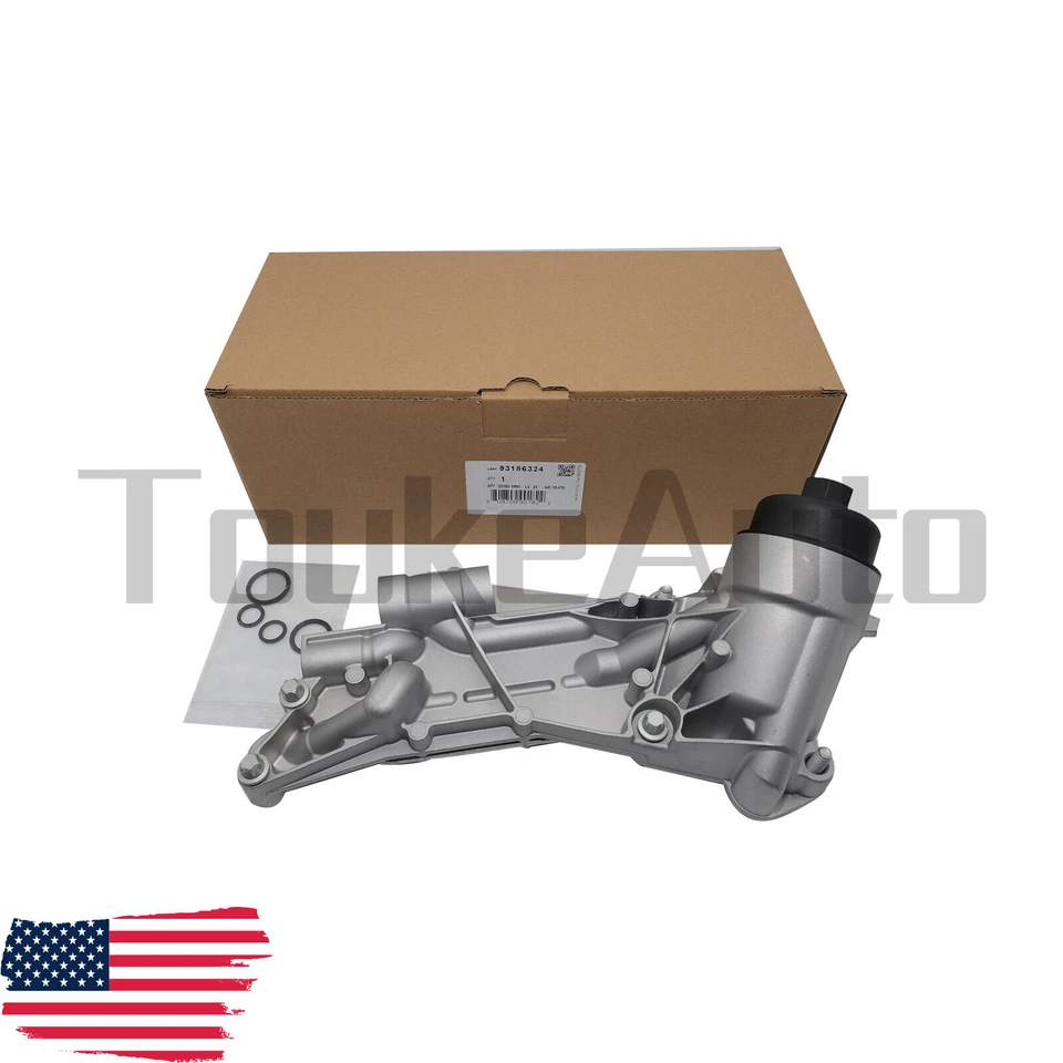 NEW OEM For GMC Chevy Cruze Sonic 1.8L Oil Cooler w/ Filter 93186324 25199751 Foto 1 de 4