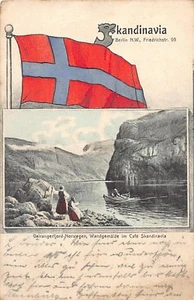 Alemania - BERLÍN - Geirangerfjord-Noruega - Mural en el café Escandinavia - Imagen 1 de 2