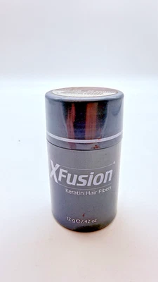 XFusion Keratin Hair Fibers Regular Lightweight - Dark Brown - 0.42 oz New - Image 1 of 3