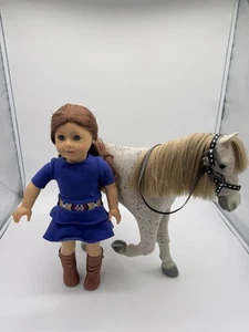 Saige Girl Of The Year 2013 American Girl Doll With Horse Picasso, USED - Picture 1 of 7
