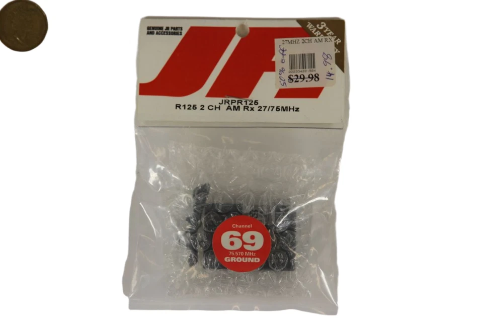 JR JRPR125 R125 2-Channel AM Receiver 27/75MHz RC Airplane Helicopter - Image 1 of 2