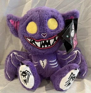 Gus Fink BORIS THE BAT Halloween Purple 13" Stuffed Plush Tags Halloween Spirit - Picture 1 of 6