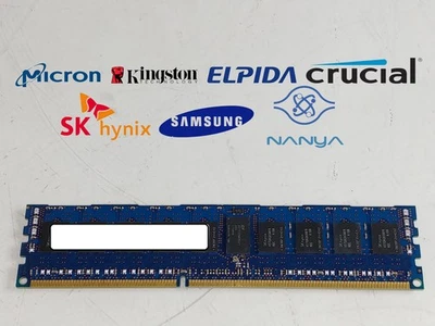 Lot of 2 8 GB DDR3-1866 PC3-14900R 1Rx4 DDR3 SDRAM   1.5V Server Memory - Image 1 of 4