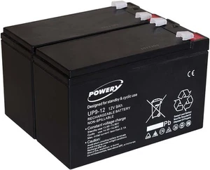 Batterie gel plomb puissante pour onduleur APC RBC48 9Ah 12V (remplace également 7,2Ah / 7Ah) 12V 9A - Photo 1/2