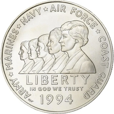 [#199327] United States, Dollar, 1994, U.S. Mint, Silver, MS, KM:252 - Image 1 of 2