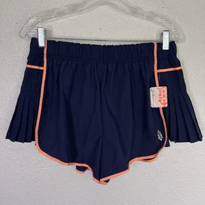 Free People Easy Tiger Shorts Womens Small Pleated Athletic Sporty Run Gym NEW - Picture 1 of 10