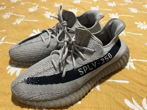 Yeezy Mens Boost 350 V2 Sneakers (Slate/Black) Size 11.5 - Picture 1 of 2