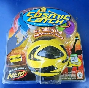 NERF Cosmic Catch Talking Ball Electronic Game Yellow Hasbro 42790 New Sealed - Picture 1 of 2