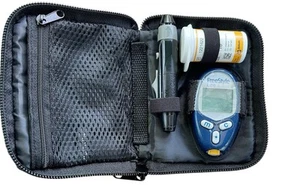 1 ea. Glucosa FreeStyle Lite (solo medidor/estuche) probada para todas las funciones funcionando - Imagen 1 de 2
