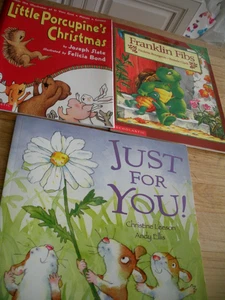 Just for You + Little Porcupine's Christmas+ Franklin Fibs PB - Imagen 1 de 3