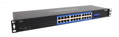 Trendnet TEG-30262 1U 24-Port Gigabit Switch 2x 10G SFP+ Ports - Image 1 of 4