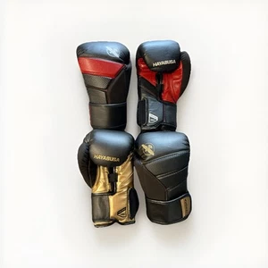 Lote de 2 pares de guantes de boxeo Hayabusa T3 nuevos 14 OZ entrenamiento sparring con envolturas - Imagen 1 de 6