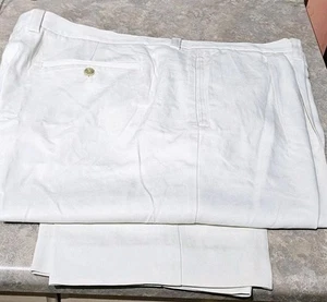Tommy Bahama - Stein Fischgrät Seide, Herren Plissee, Sommer Anzughose (36×30) - Bild 1 von 4