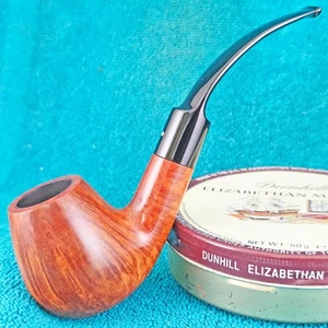 ¡EXCELENTE! Dunhill Root Briar Classic 1984 3/4 doblado inglés Estate Pipe ¡Limpio! - Imagen 1 de 6
