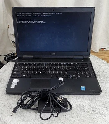 DELL LATITUDE E5540 Laptop Core I3-4010U 4GB 256GB SEE NOTES - Image 1 of 4