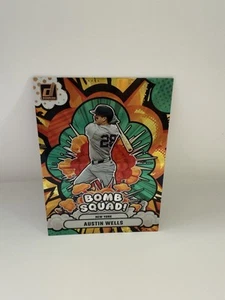 2025 Panini Donruss - #17 Bomb Squad Austin Wells Green Laser SP - Bild 1 von 1