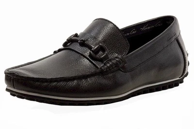 Kenneth Cole Men's I Wonder Black Fashion Loafers Shoes - Image 1 of 4