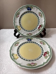 NWT 2 Villeroy & Boch French Garden Fleurence Dessert/Bread Butter Plates 6.75” - Picture 1 of 6