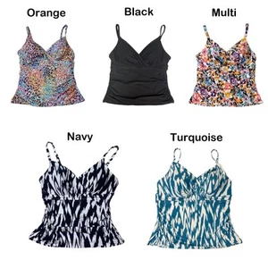 Anne Cole Limited Edition UPF 50+ Women's Tankini Top - Picture 1 of 13