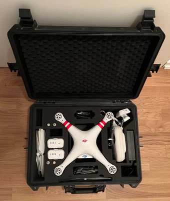 DJI Phantom 2 vision im Koffer + viele Ersatzteile - Bild 1 von 4