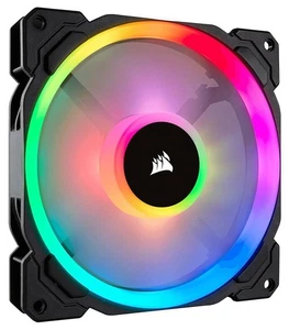 4x Corsair - iCUE LL140, 140mm Podwójna pętla świetlna RGB PWM Wentylatory - Zdjęcie 1 z 3